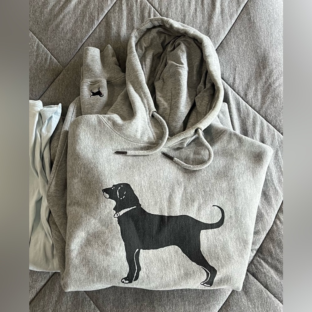 Men’s The Black Dog Sweatshirt Size Small Gray